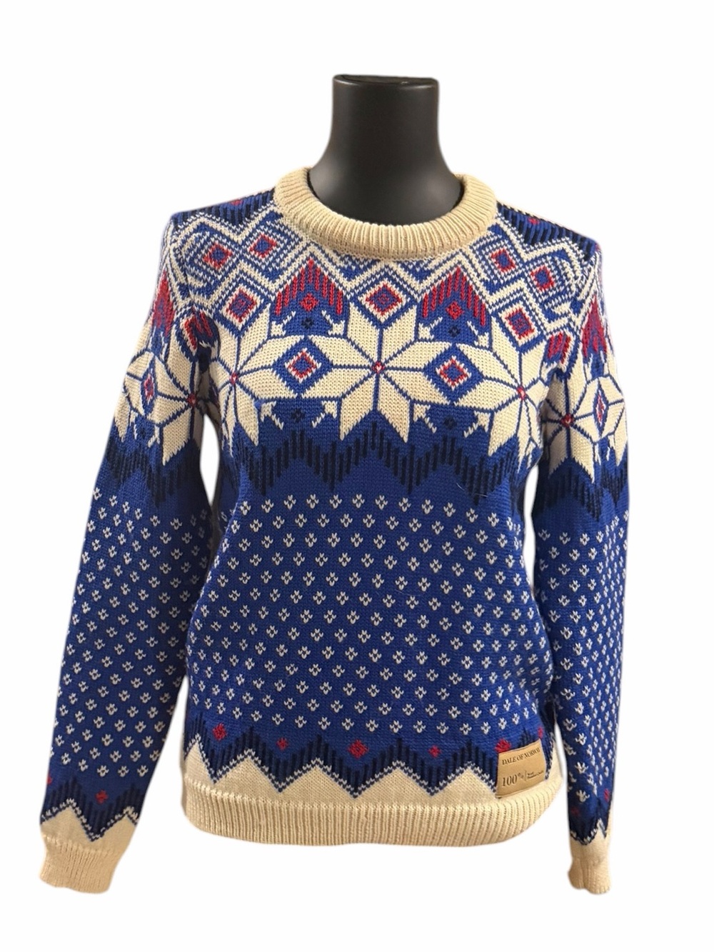 Nordic Dale of Norway Fair Isle 1879 100% Wool Sweater Womne's Size Small
